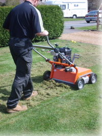 Mowerman at work