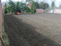 large walled garden prep